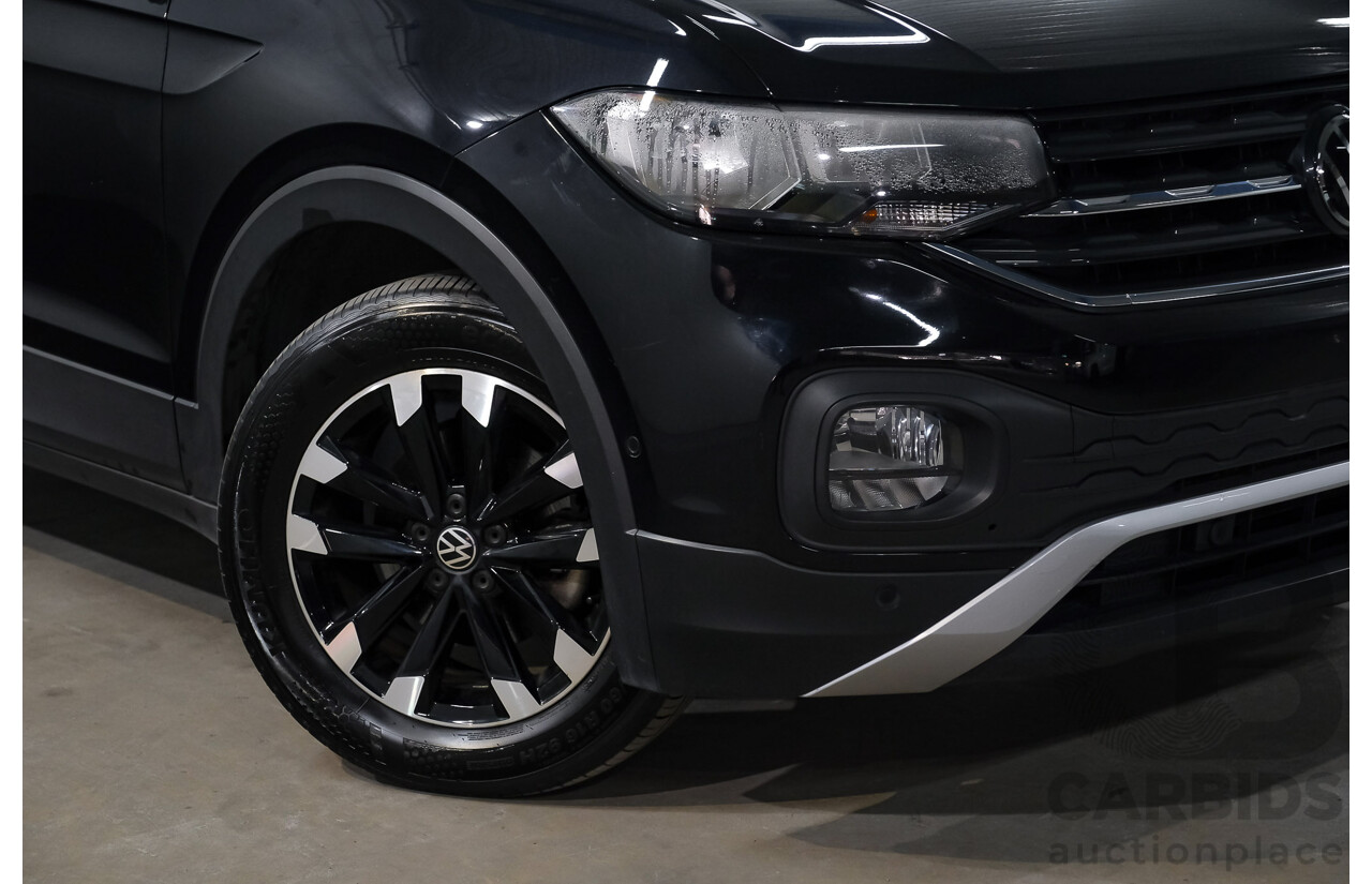 06/2021 Volkswagen T-Cross 85TSI Life C1 MY21 4D Wagon Deep Black Turbo 1.0L