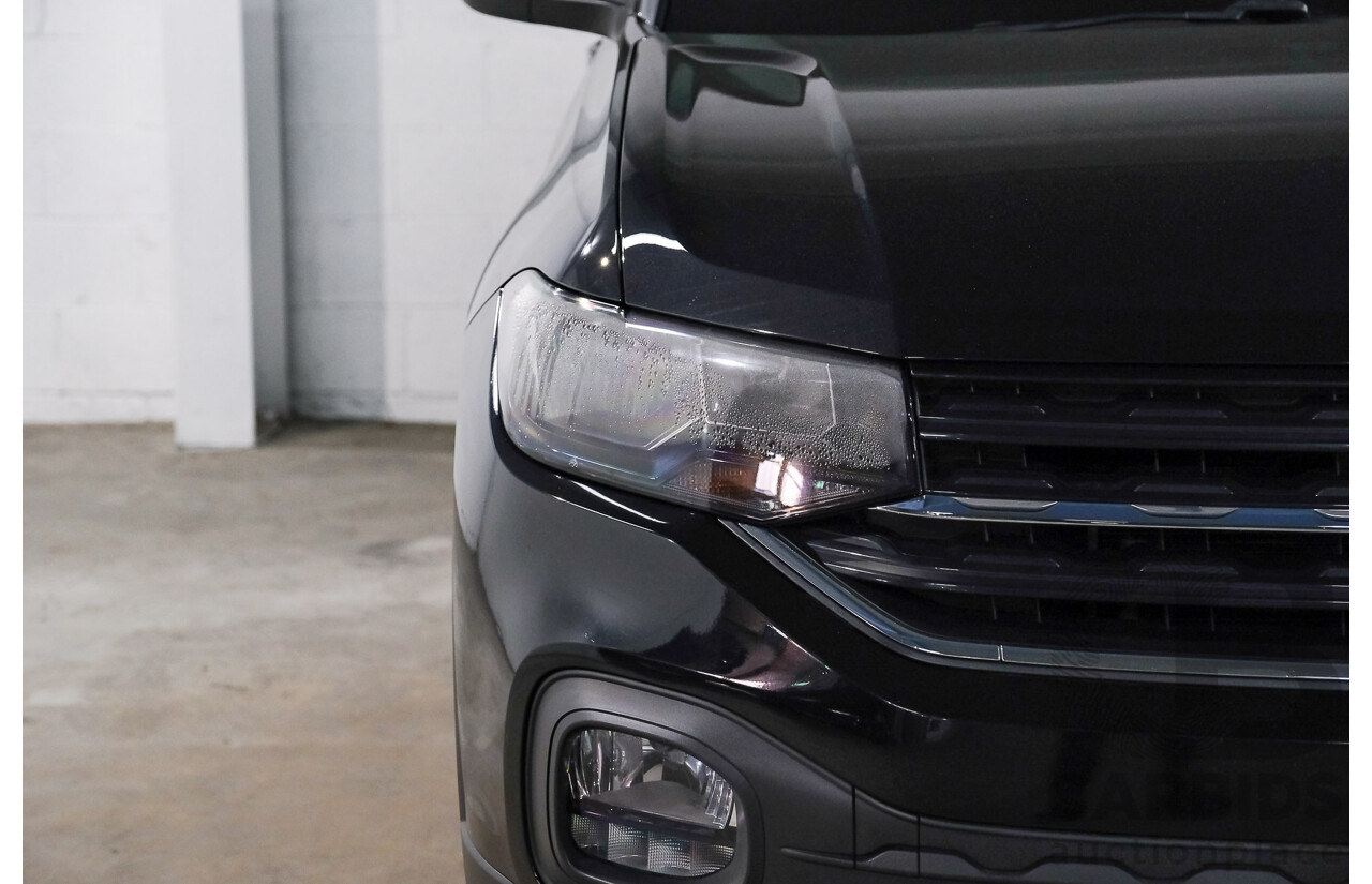 06/2021 Volkswagen T-Cross 85TSI Life C1 MY21 4D Wagon Deep Black Turbo 1.0L
