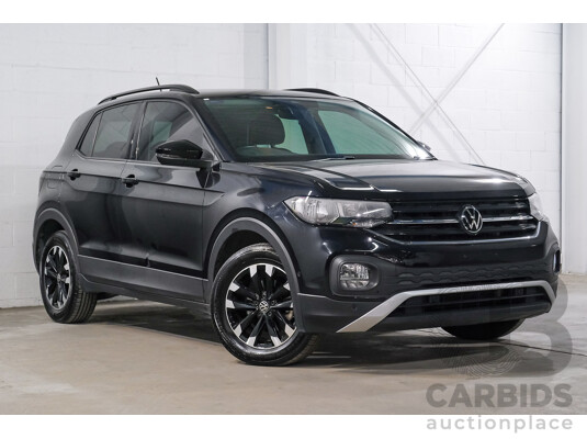 06/2021 Volkswagen T-Cross 85TSI Life C1 MY21 4D Wagon Deep Black Turbo 1.0L
