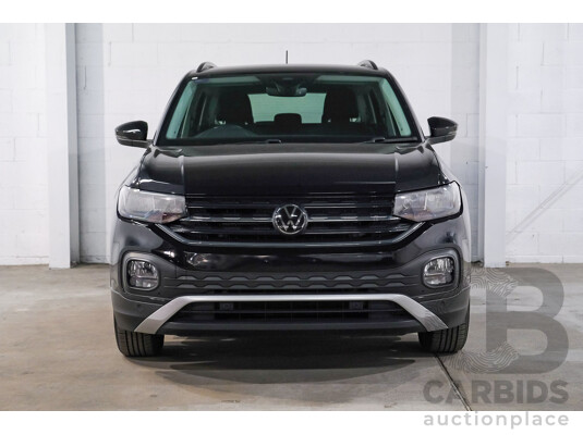 06/2021 Volkswagen T-Cross 85TSI Life C1 MY21 4D Wagon Deep Black Turbo 1.0L