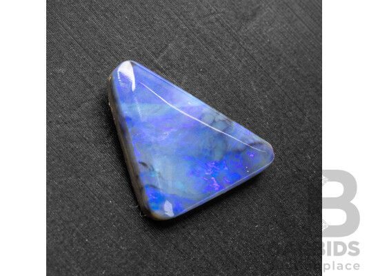 2.95ct Lightning Ridge Solid Black Opal