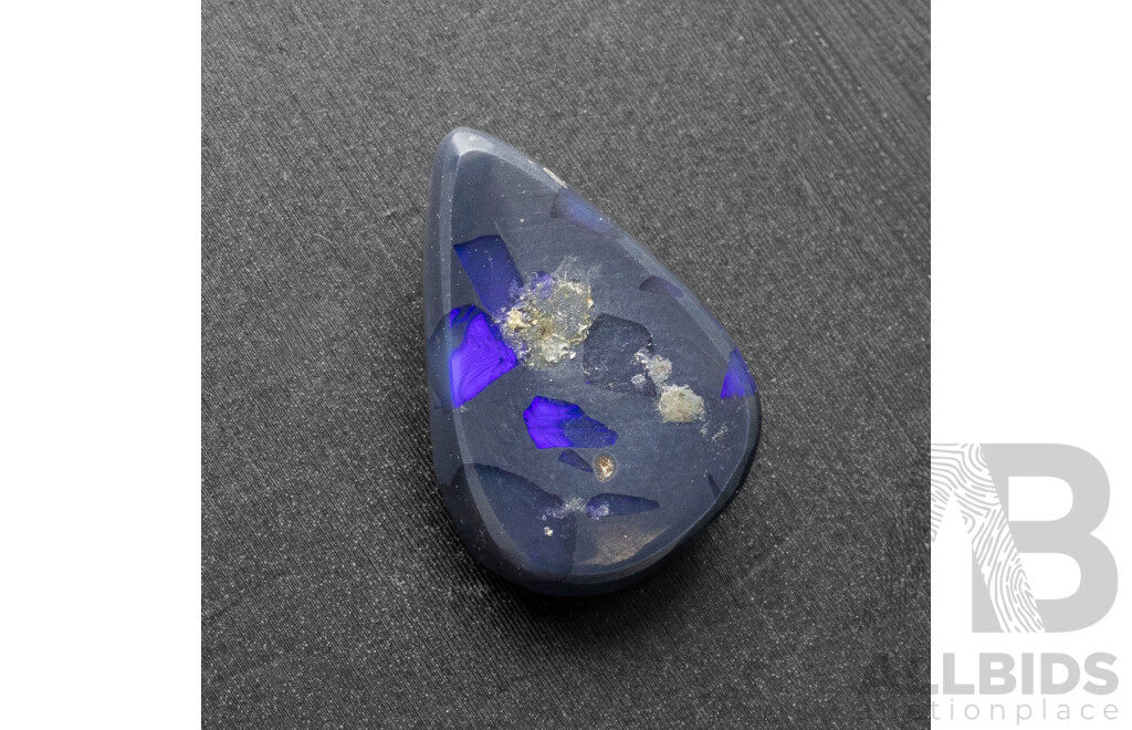 4.65ct Lightning Ridge Solid Black Opal