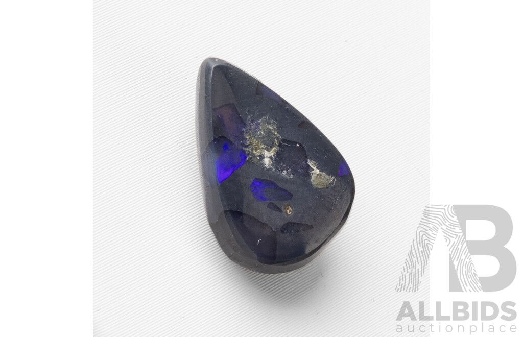 4.65ct Lightning Ridge Solid Black Opal