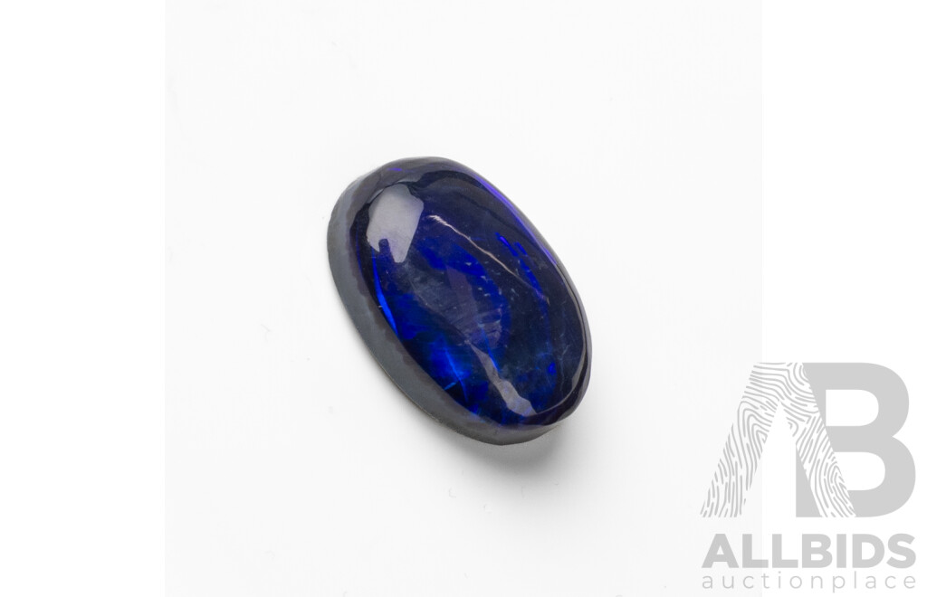 4.60ct Lightning Ridge Solid Black Opal