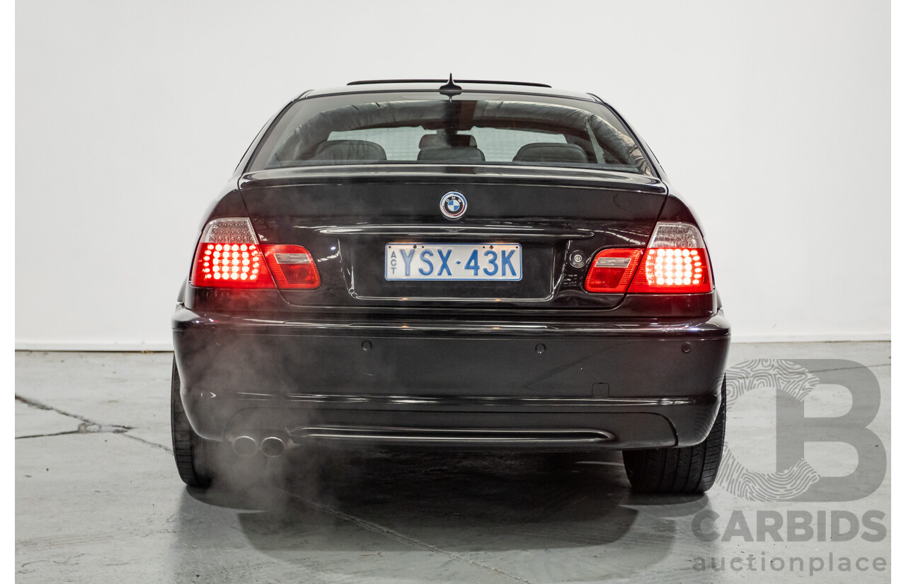 11/2003 BMW 330Ci (RWD) E46 2D Coupe Black Sapphire Metallic 3.0L