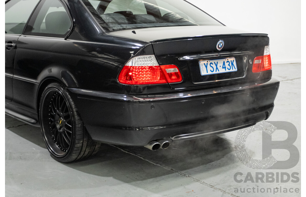 11/2003 BMW 330Ci (RWD) E46 2D Coupe Black Sapphire Metallic 3.0L