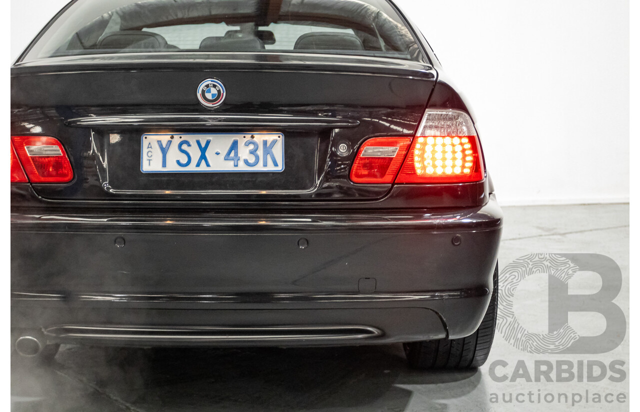 11/2003 BMW 330Ci (RWD) E46 2D Coupe Black Sapphire Metallic 3.0L
