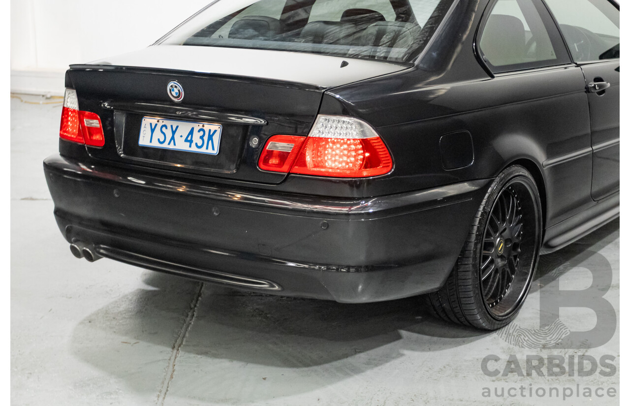 11/2003 BMW 330Ci (RWD) E46 2D Coupe Black Sapphire Metallic 3.0L