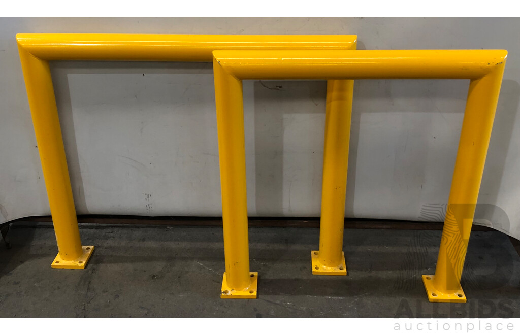 U Shaped Bollards - 920mm Tall  - Lot of Two