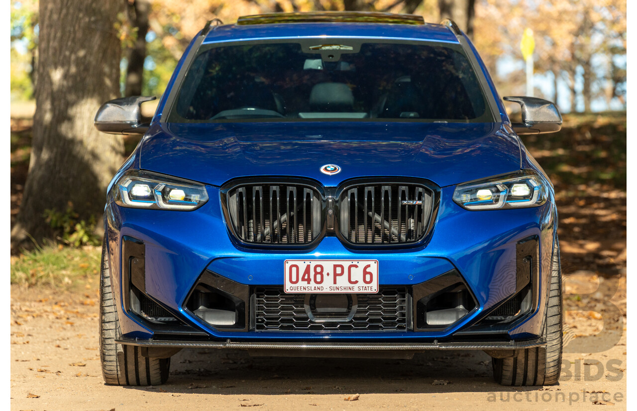01/2022 BMW X3 M Competition F97 LCI xDrive (AWD) 4d Wagon Marina Bay Blue Metallic Turbo 3.0L