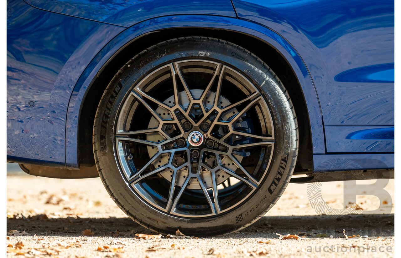 01/2022 BMW X3 M Competition F97 LCI xDrive (AWD) 4d Wagon Marina Bay Blue Metallic Turbo 3.0L