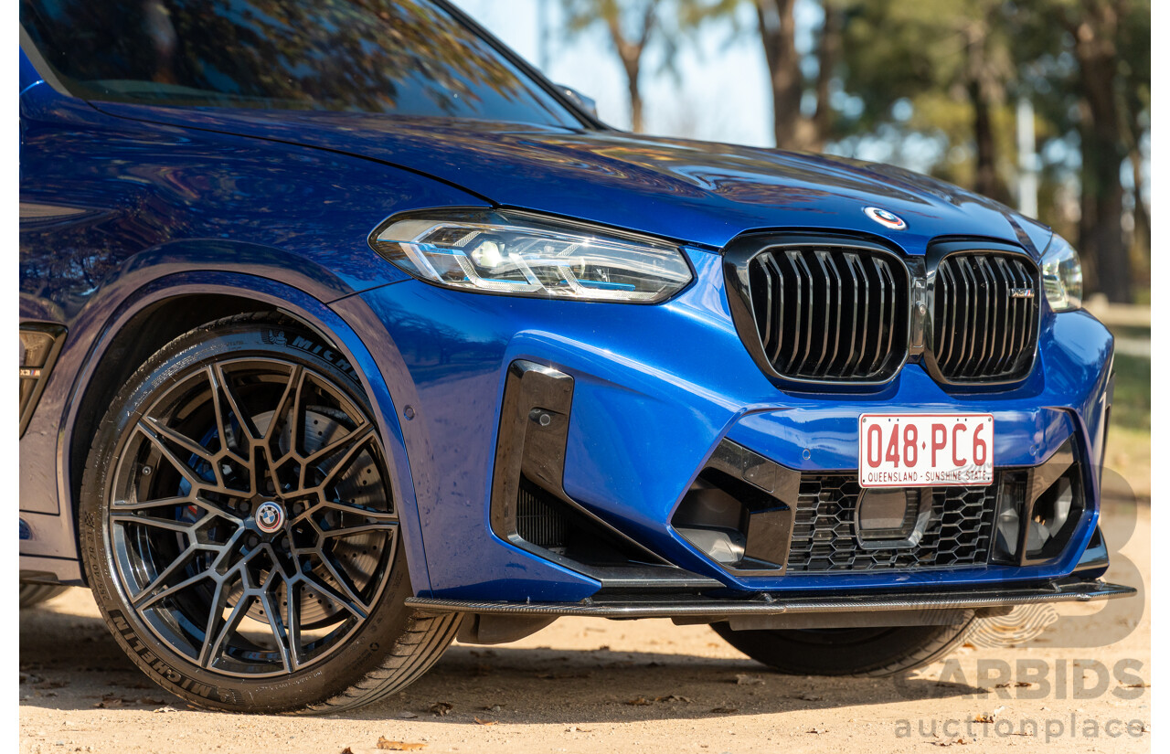 01/2022 BMW X3 M Competition F97 LCI xDrive (AWD) 4d Wagon Marina Bay Blue Metallic Turbo 3.0L
