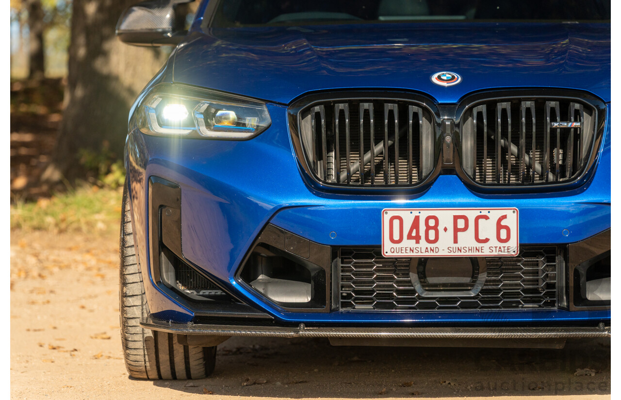 01/2022 BMW X3 M Competition F97 LCI xDrive (AWD) 4d Wagon Marina Bay Blue Metallic Turbo 3.0L