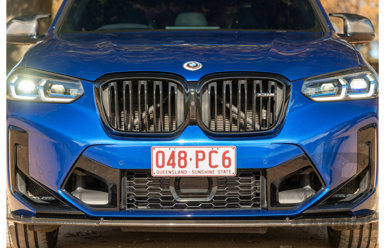 01/2022 BMW X3 M Competition F97 LCI xDrive (AWD) 4d Wagon Marina Bay Blue Metallic Turbo 3.0L