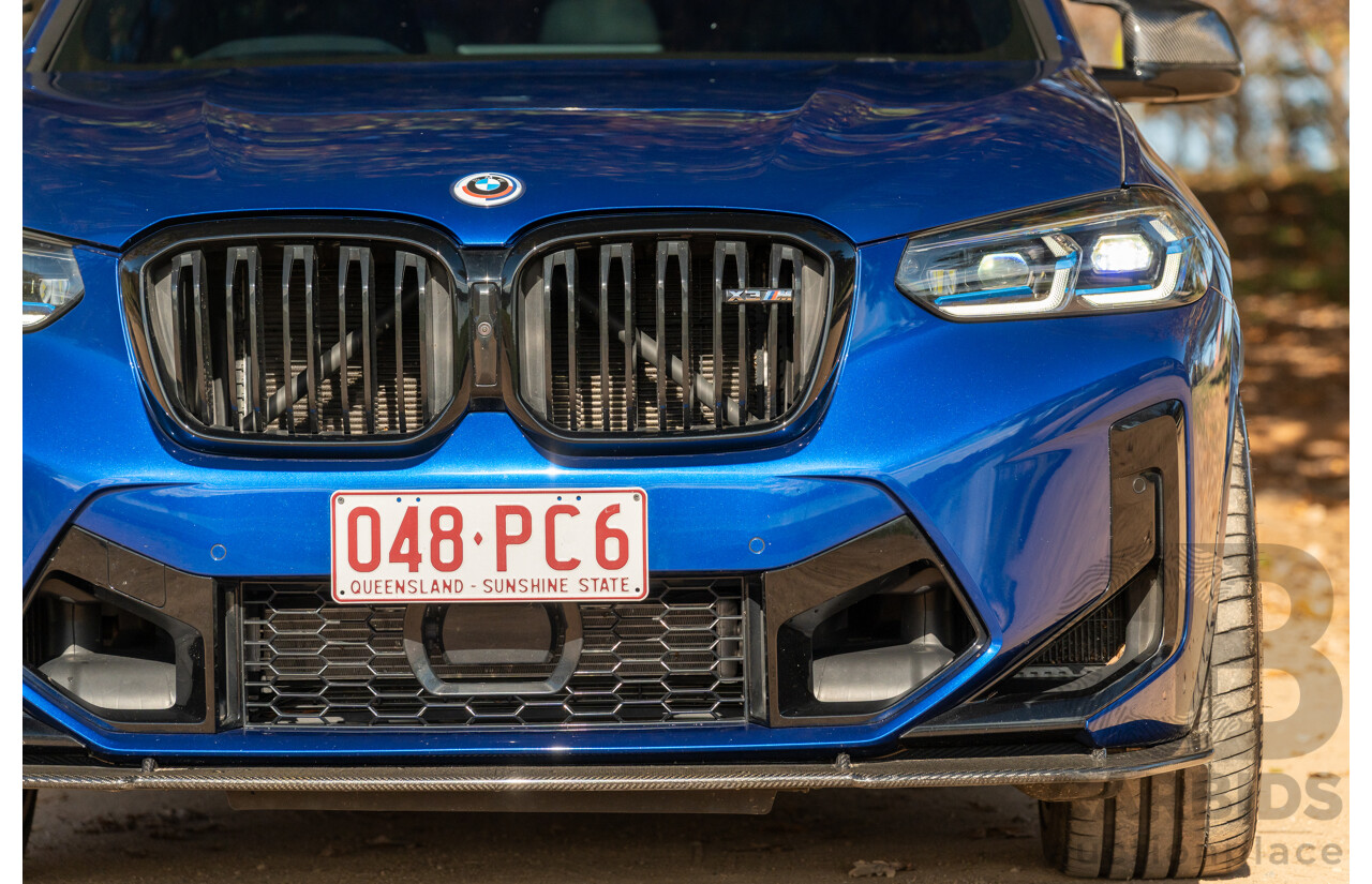 01/2022 BMW X3 M Competition F97 LCI xDrive (AWD) 4d Wagon Marina Bay Blue Metallic Turbo 3.0L