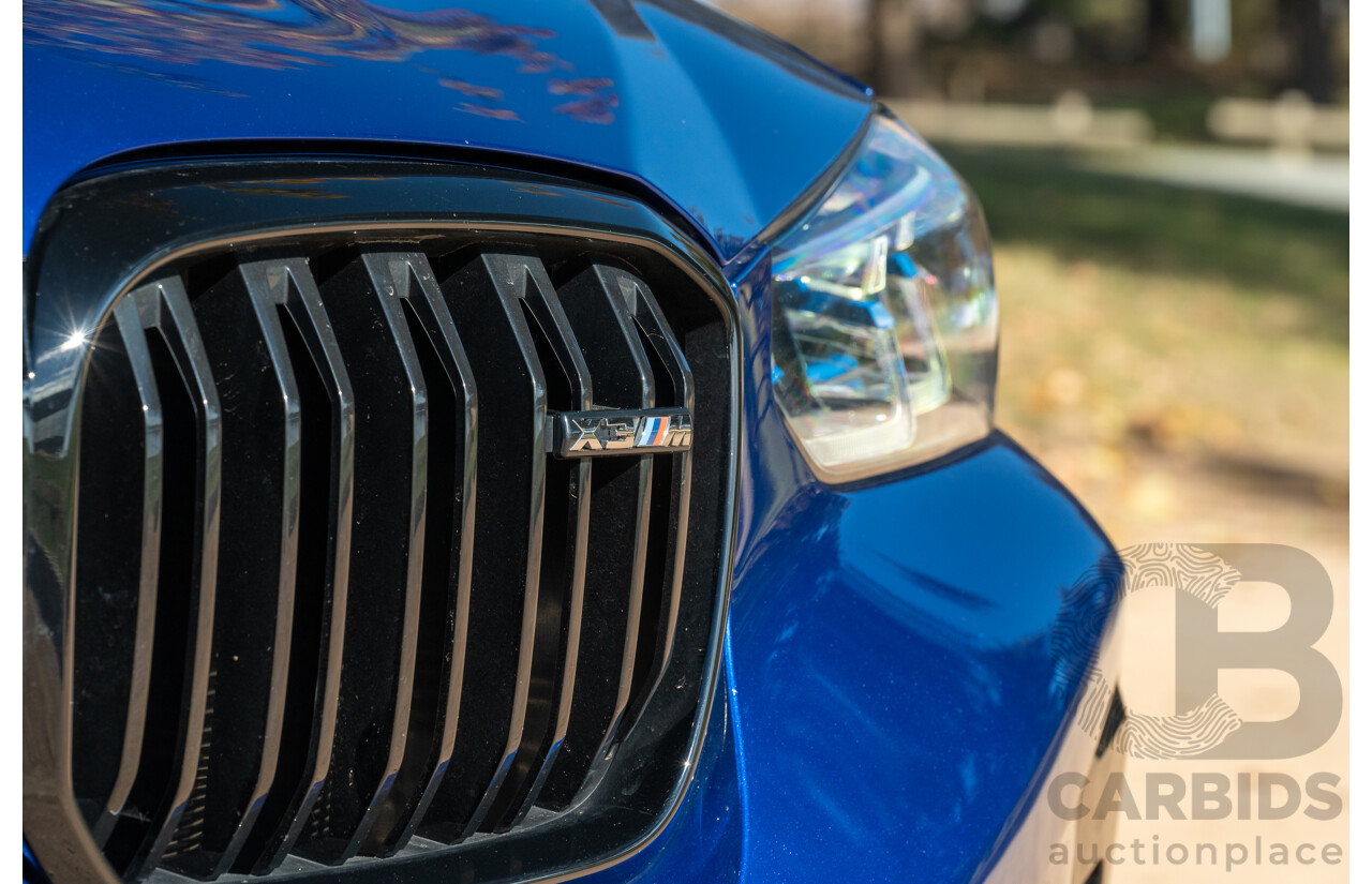 01/2022 BMW X3 M Competition F97 LCI xDrive (AWD) 4d Wagon Marina Bay Blue Metallic Turbo 3.0L