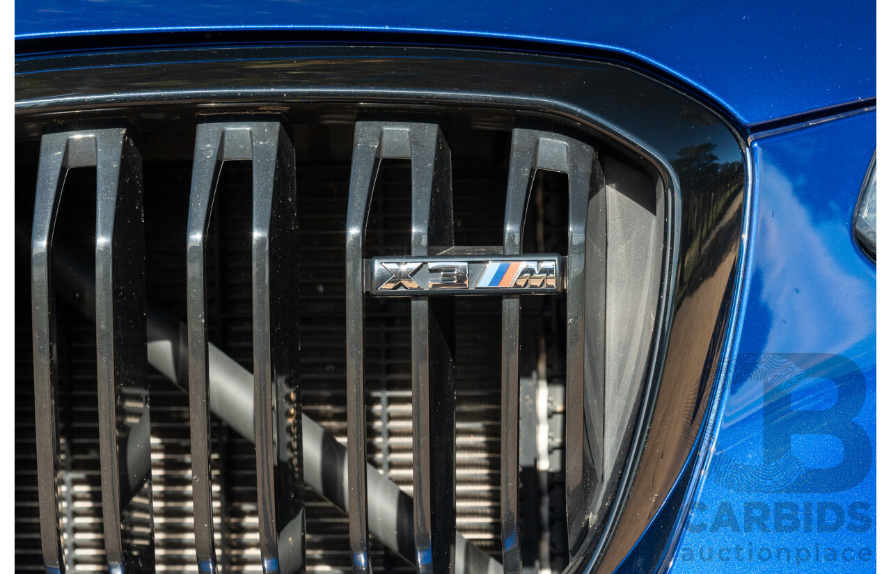 01/2022 BMW X3 M Competition F97 LCI xDrive (AWD) 4d Wagon Marina Bay Blue Metallic Turbo 3.0L