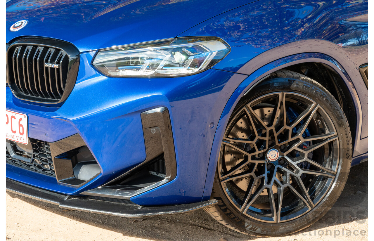 01/2022 BMW X3 M Competition F97 LCI xDrive (AWD) 4d Wagon Marina Bay Blue Metallic Turbo 3.0L