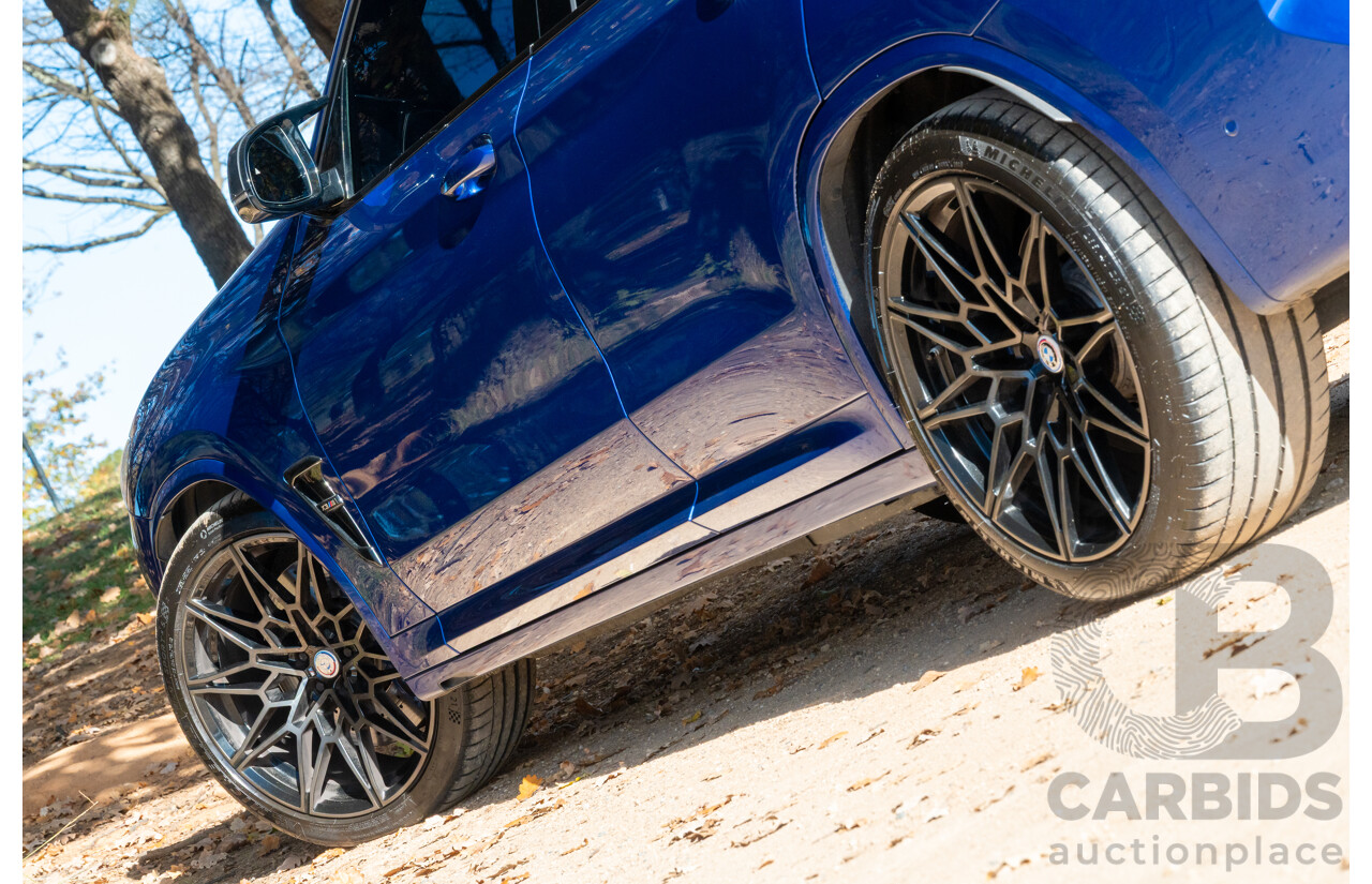 01/2022 BMW X3 M Competition F97 LCI xDrive (AWD) 4d Wagon Marina Bay Blue Metallic Turbo 3.0L