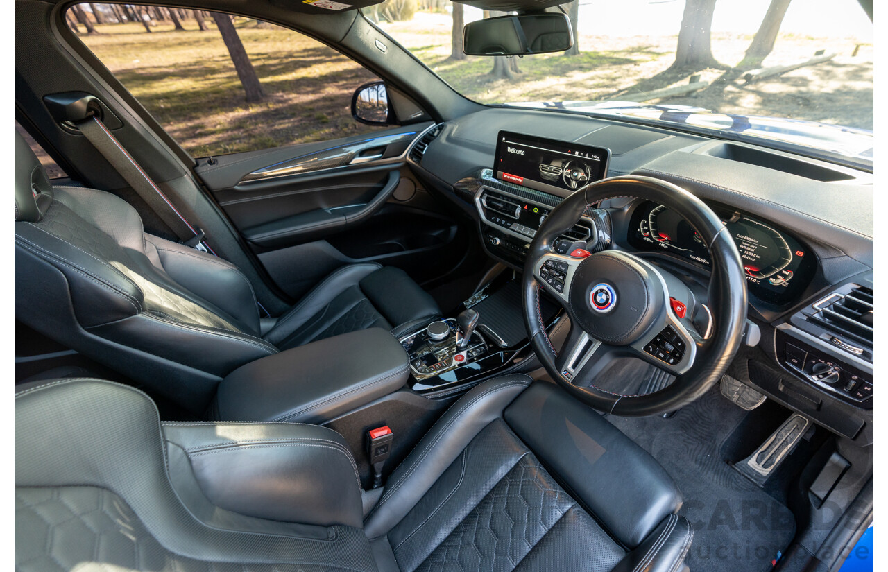 01/2022 BMW X3 M Competition F97 LCI xDrive (AWD) 4d Wagon Marina Bay Blue Metallic Turbo 3.0L