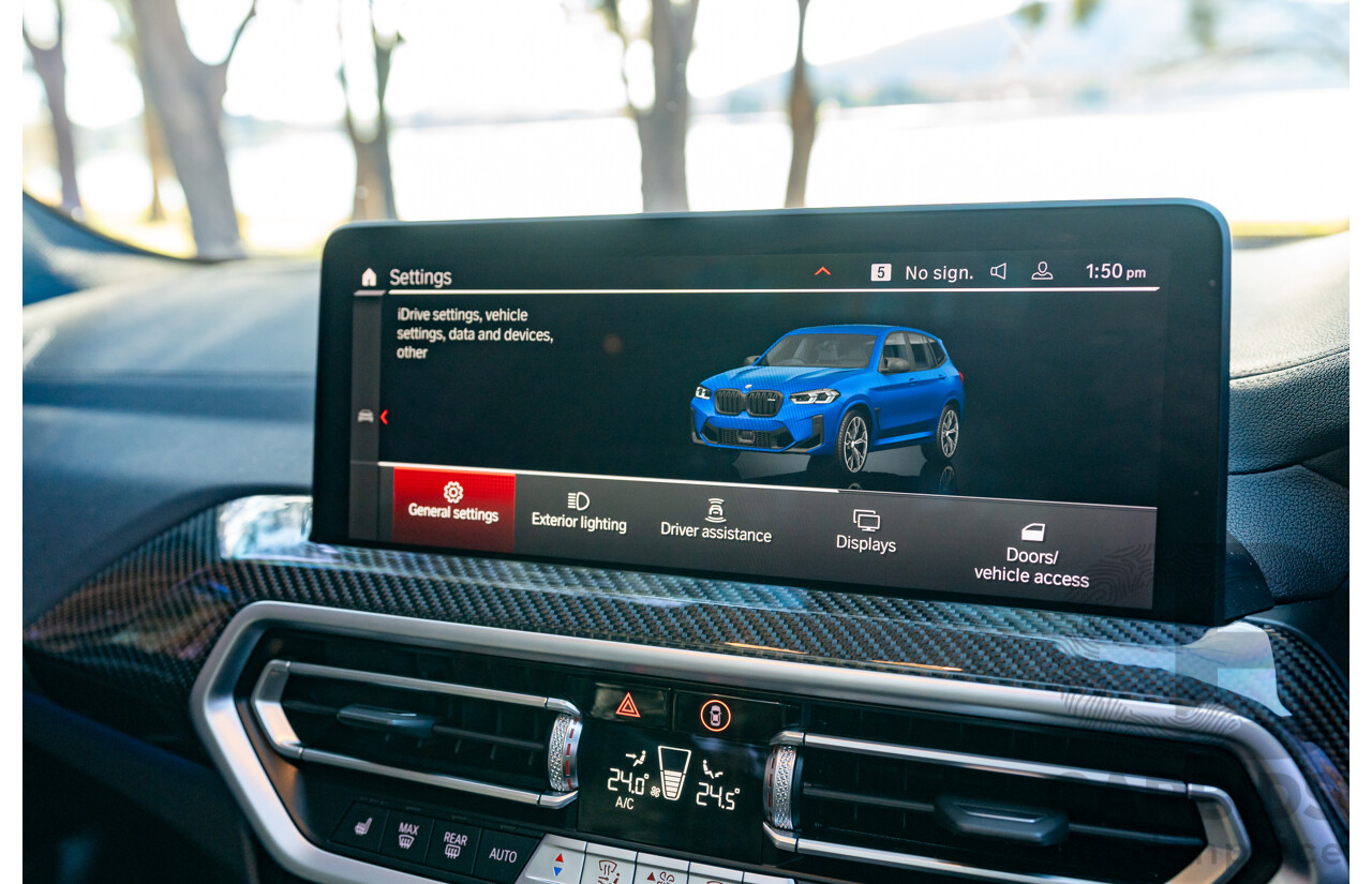 01/2022 BMW X3 M Competition F97 LCI xDrive (AWD) 4d Wagon Marina Bay Blue Metallic Turbo 3.0L