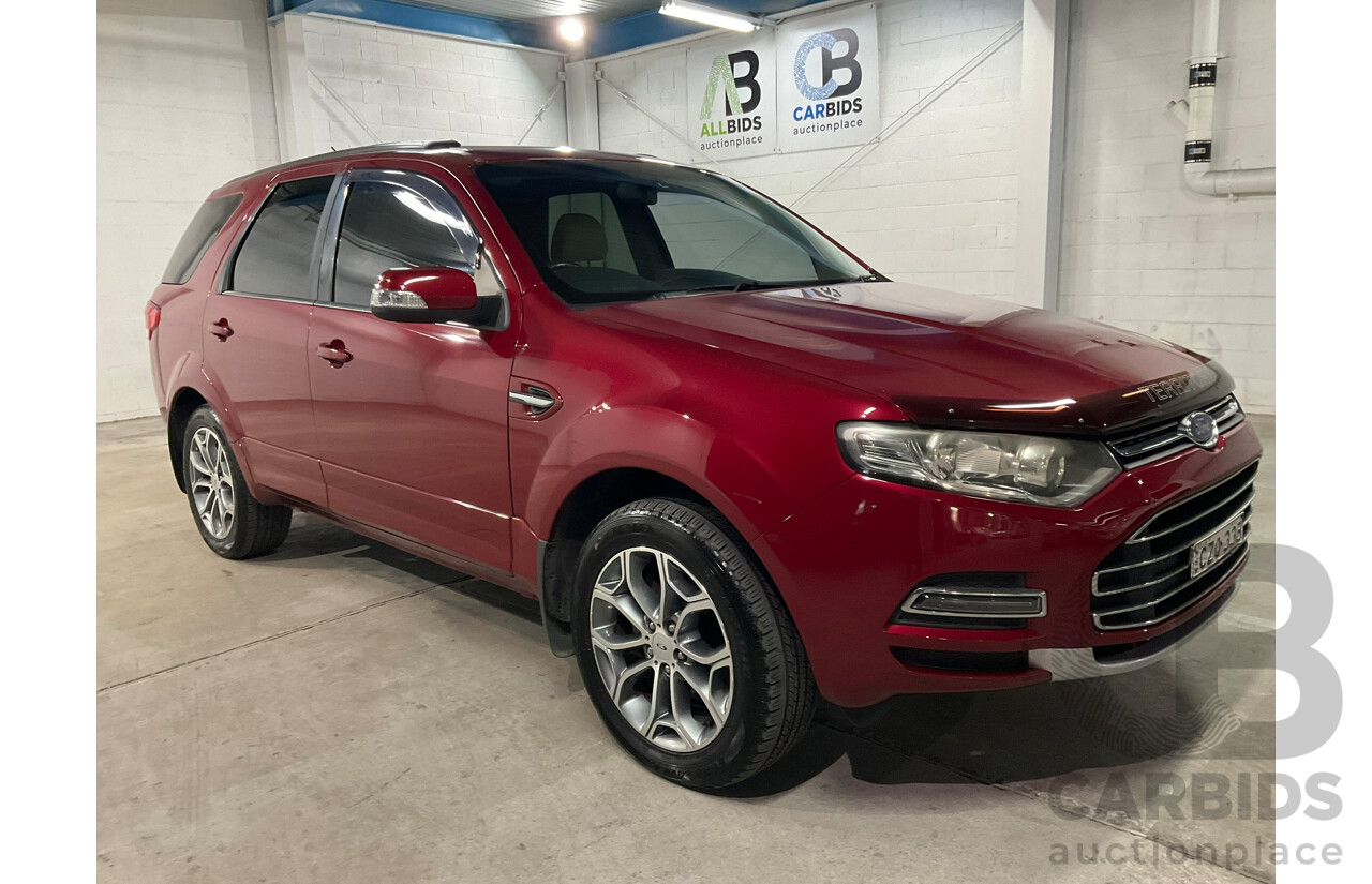 04/2014 Ford Territory Titanium SZ 4D Wagon Maroon 4.0L