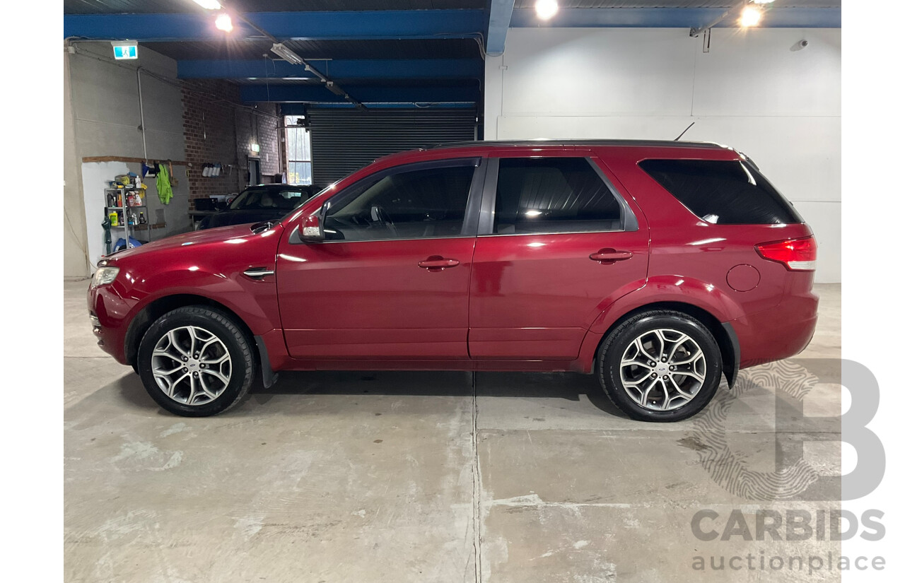 04/2014 Ford Territory Titanium SZ 4D Wagon Maroon 4.0L