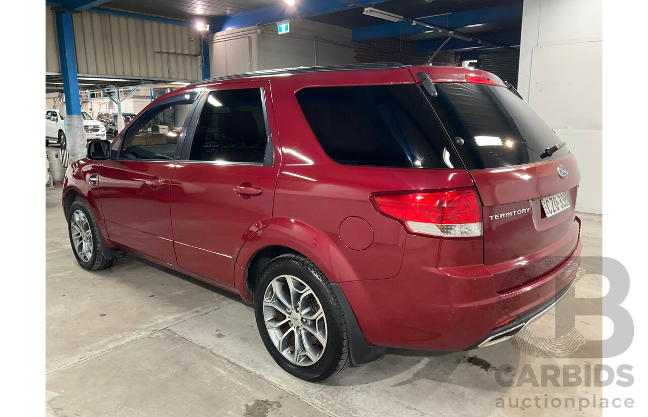 04/2014 Ford Territory Titanium SZ 4D Wagon Maroon 4.0L