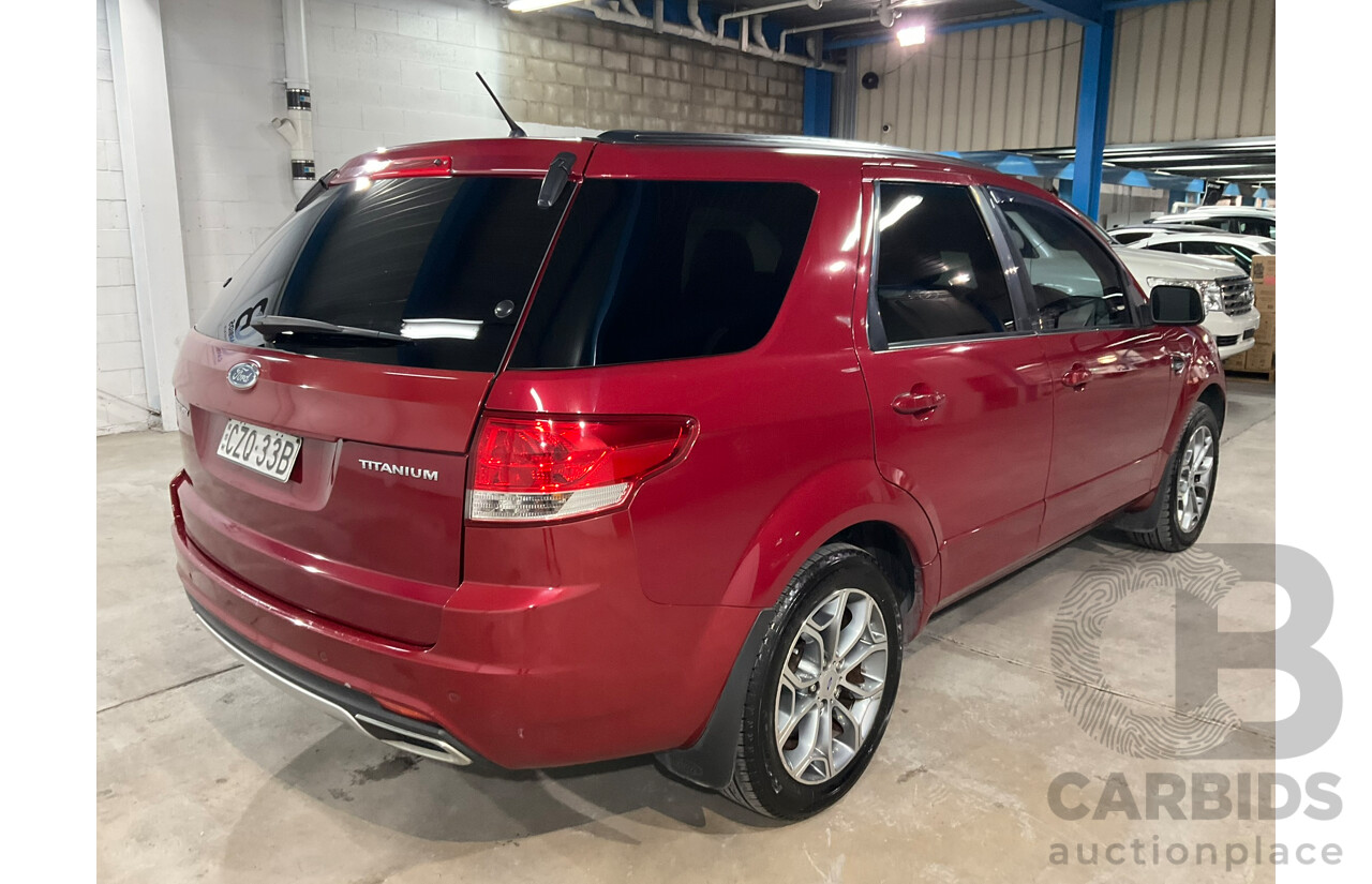 04/2014 Ford Territory Titanium SZ 4D Wagon Maroon 4.0L