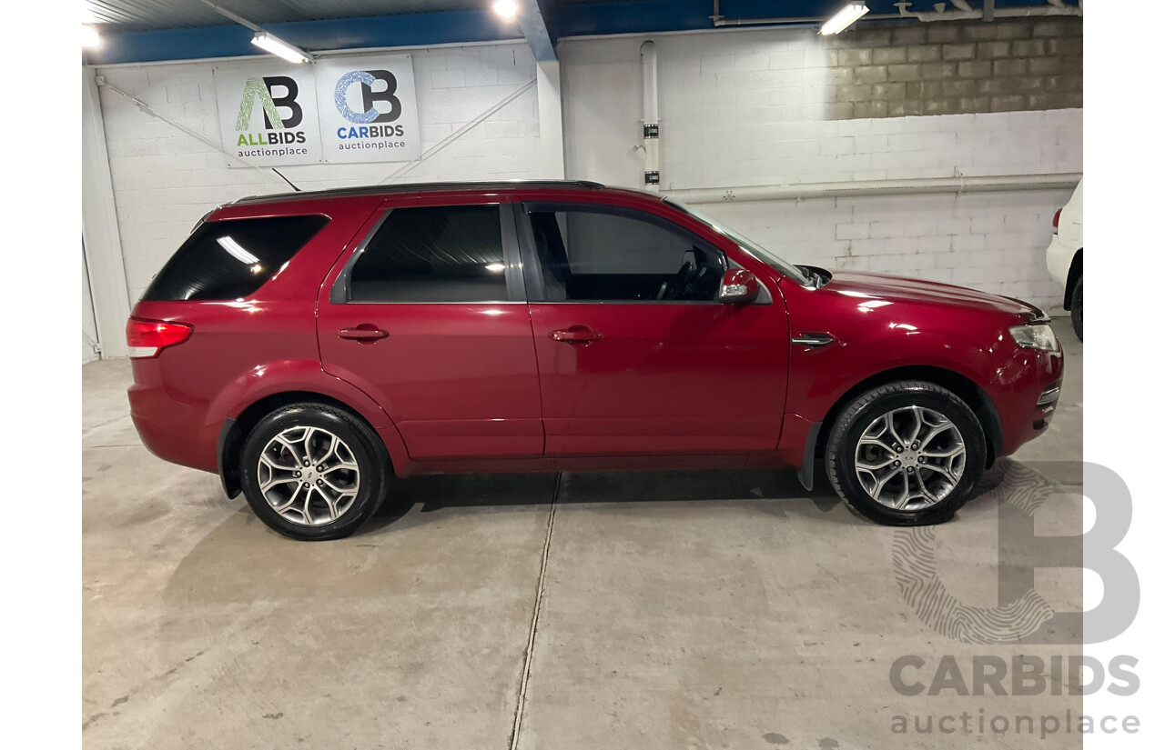 04/2014 Ford Territory Titanium SZ 4D Wagon Maroon 4.0L