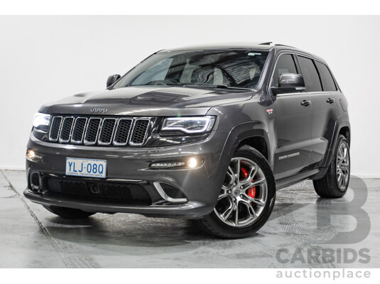 03/2014 Jeep Grand Cherokee SRT V8 (4WD) WK 4D Wagon Granite Crystal Metallic 6.4L