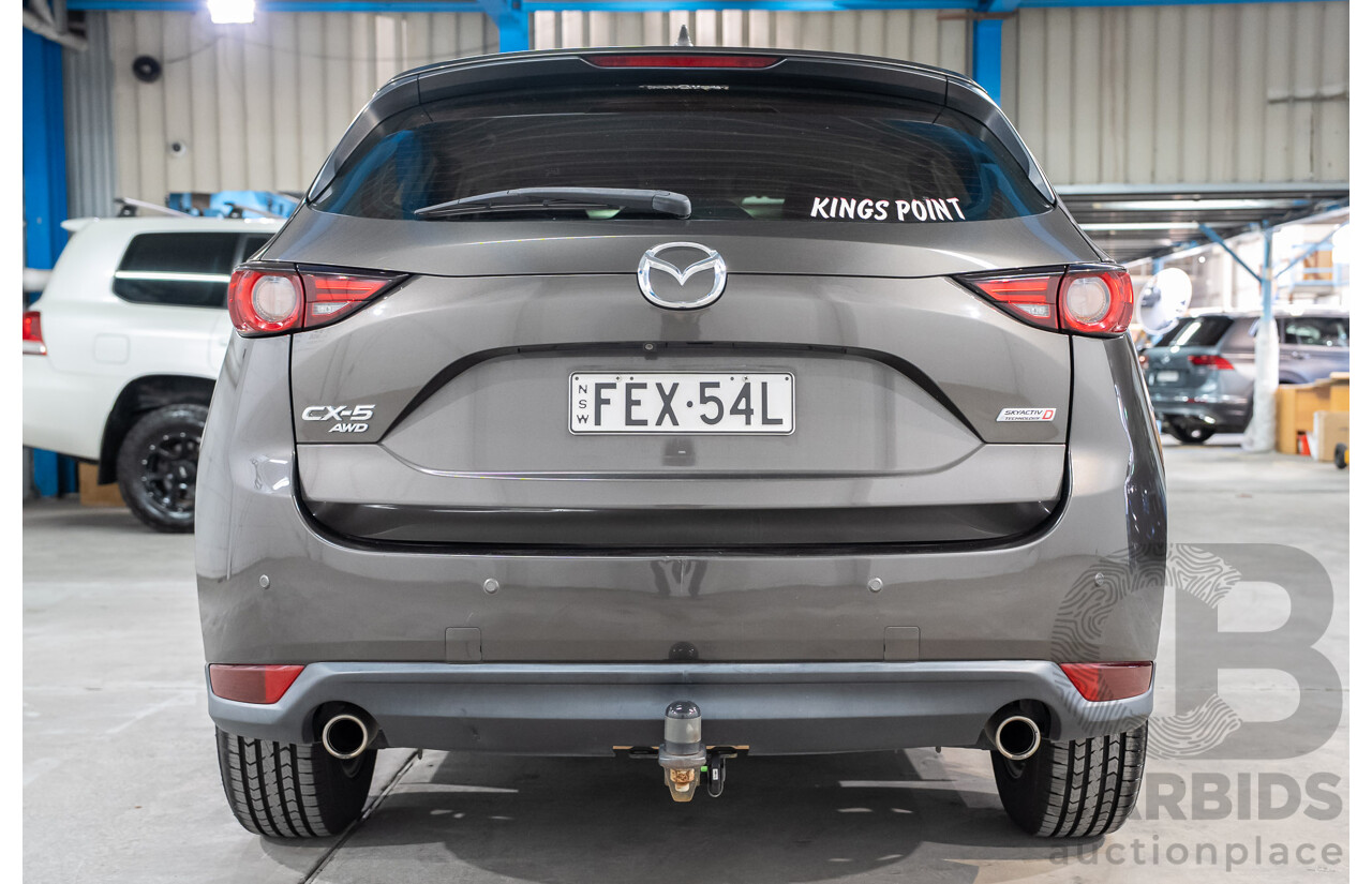 07/2017 Mazda CX-5 Touring (4x4) MY17.5 KF Series 2 4D Wagon Brown Turbo Diesel 2.2L
