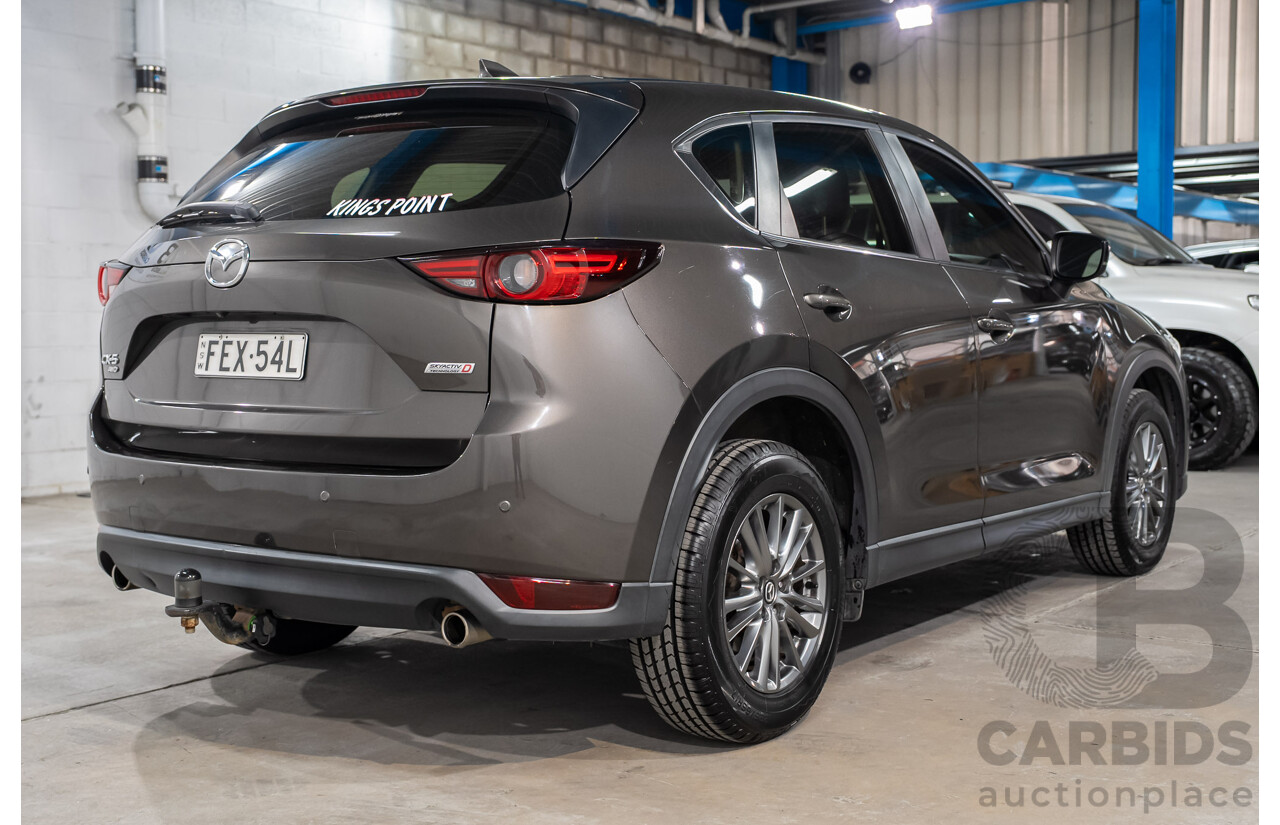 07/2017 Mazda CX-5 Touring (4x4) MY17.5 KF Series 2 4D Wagon Brown Turbo Diesel 2.2L