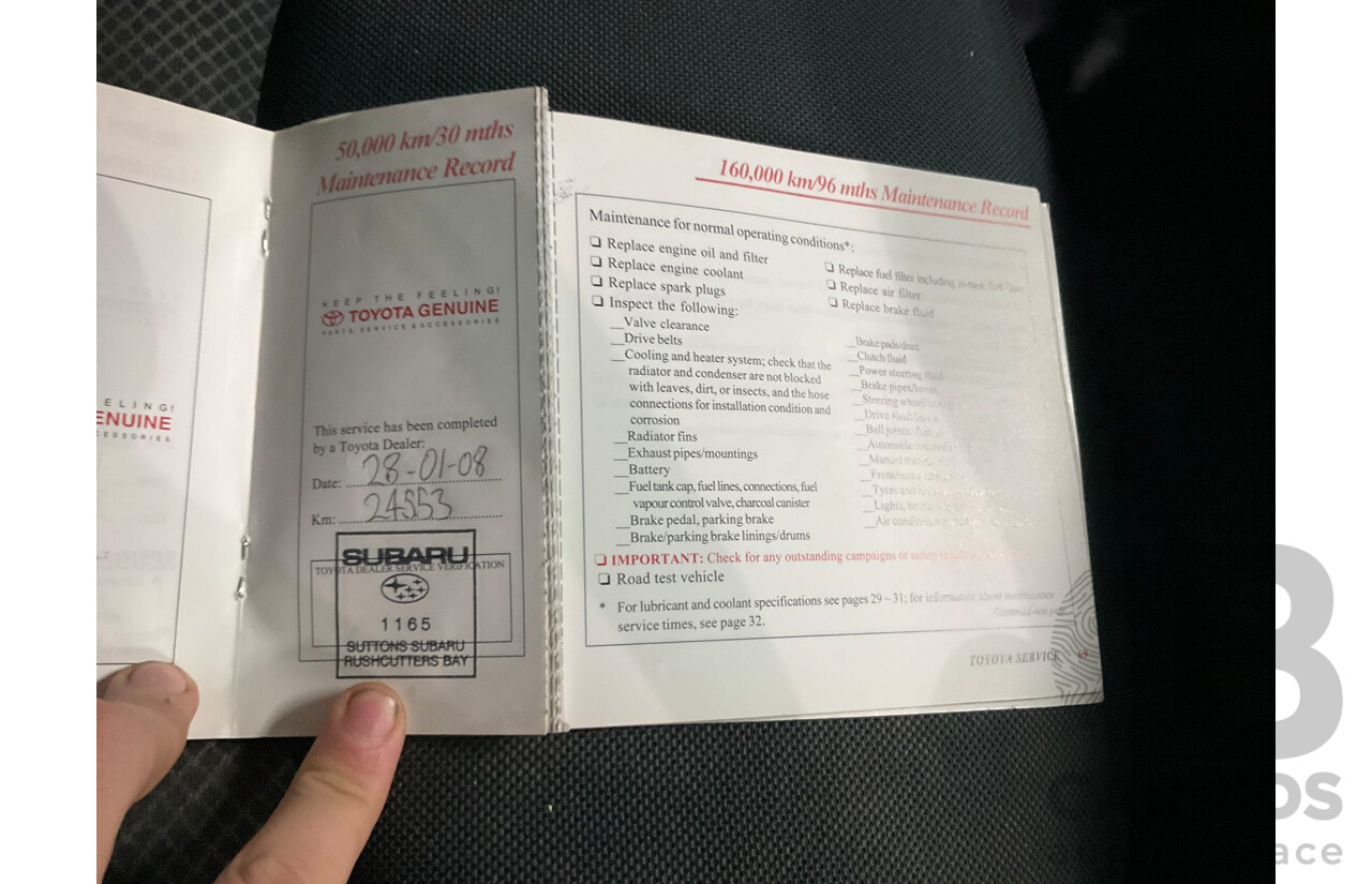 03/2004 Toyota Echo NCP10R 3D Hatchback Silver 1.3L