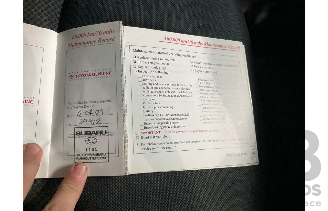 03/2004 Toyota Echo NCP10R 3D Hatchback Silver 1.3L