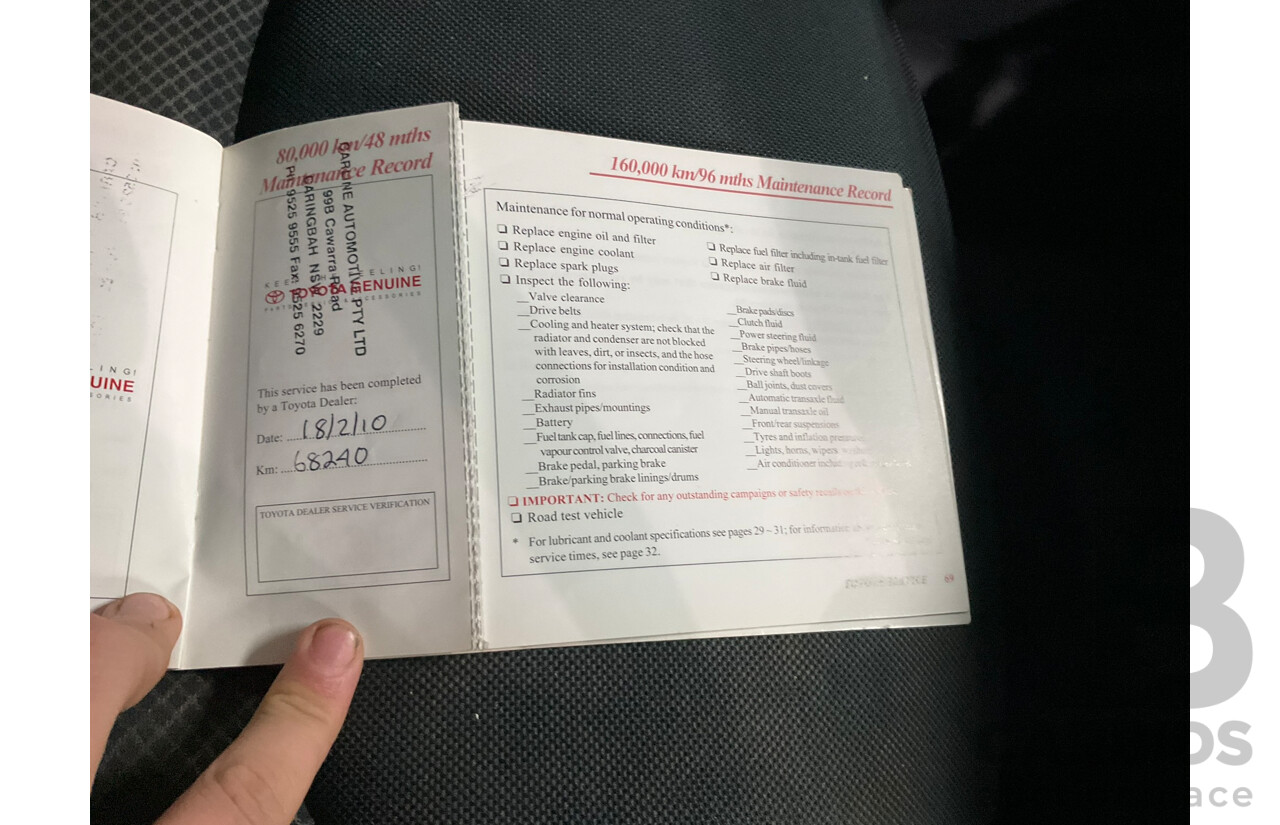03/2004 Toyota Echo NCP10R 3D Hatchback Silver 1.3L