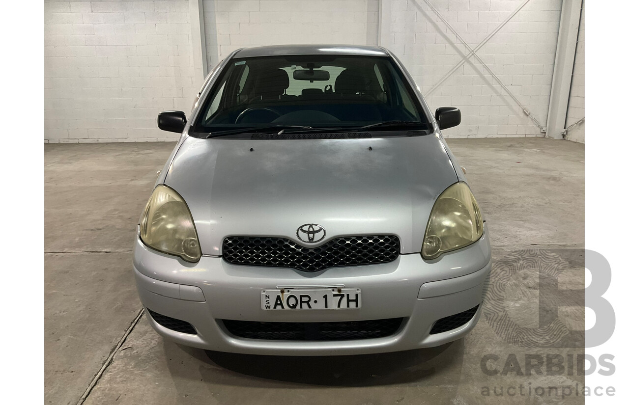 03/2004 Toyota Echo NCP10R 3D Hatchback Silver 1.3L