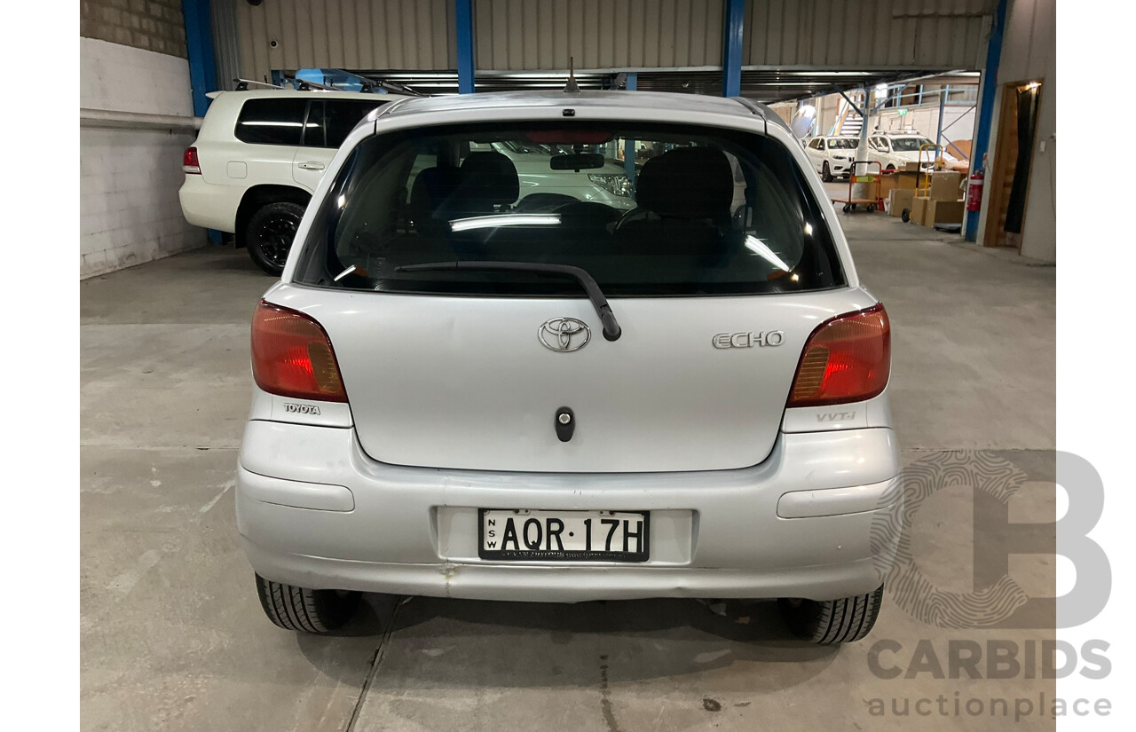 03/2004 Toyota Echo NCP10R 3D Hatchback Silver 1.3L