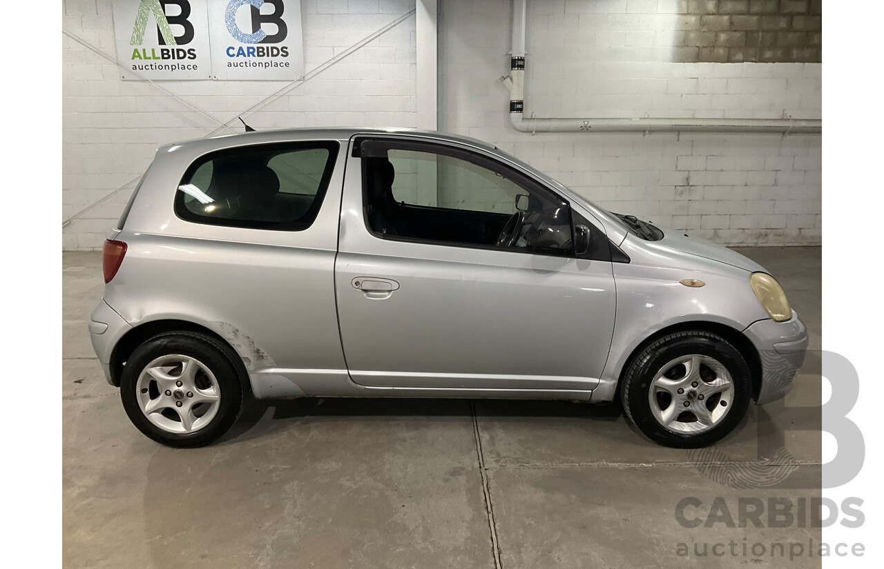03/2004 Toyota Echo NCP10R 3D Hatchback Silver 1.3L