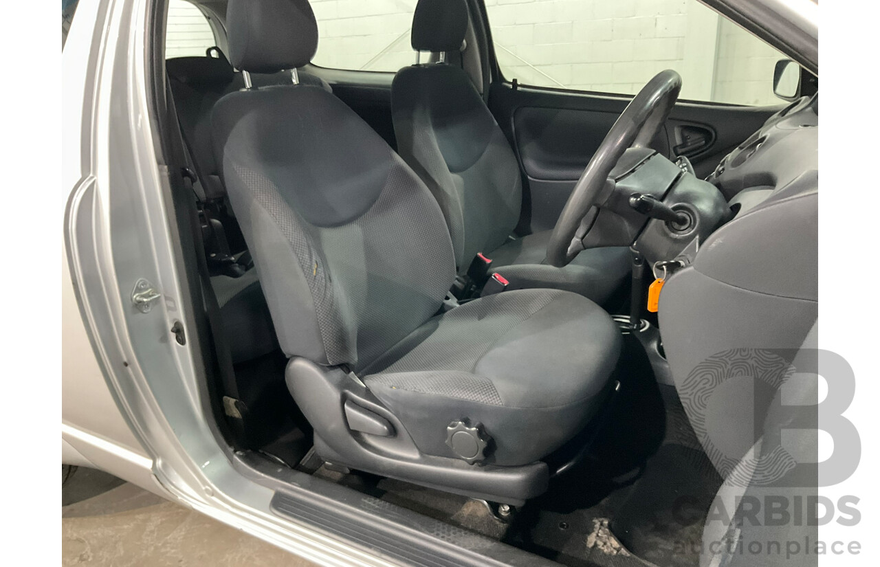 03/2004 Toyota Echo NCP10R 3D Hatchback Silver 1.3L