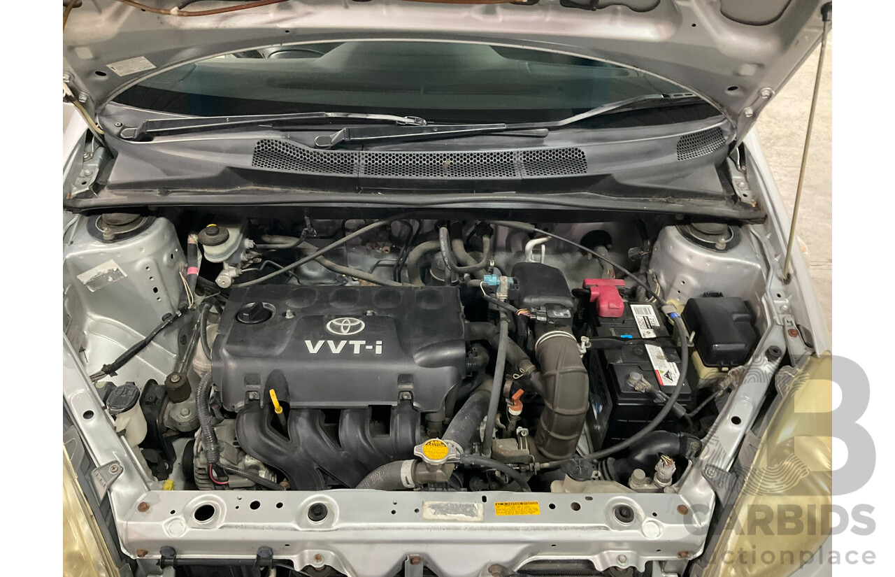 03/2004 Toyota Echo NCP10R 3D Hatchback Silver 1.3L