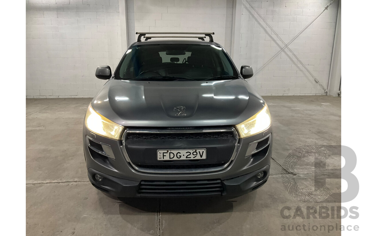 06/2012 Peugeot 4008 Allure (4x4) 4d Wagon Grey 2.0L