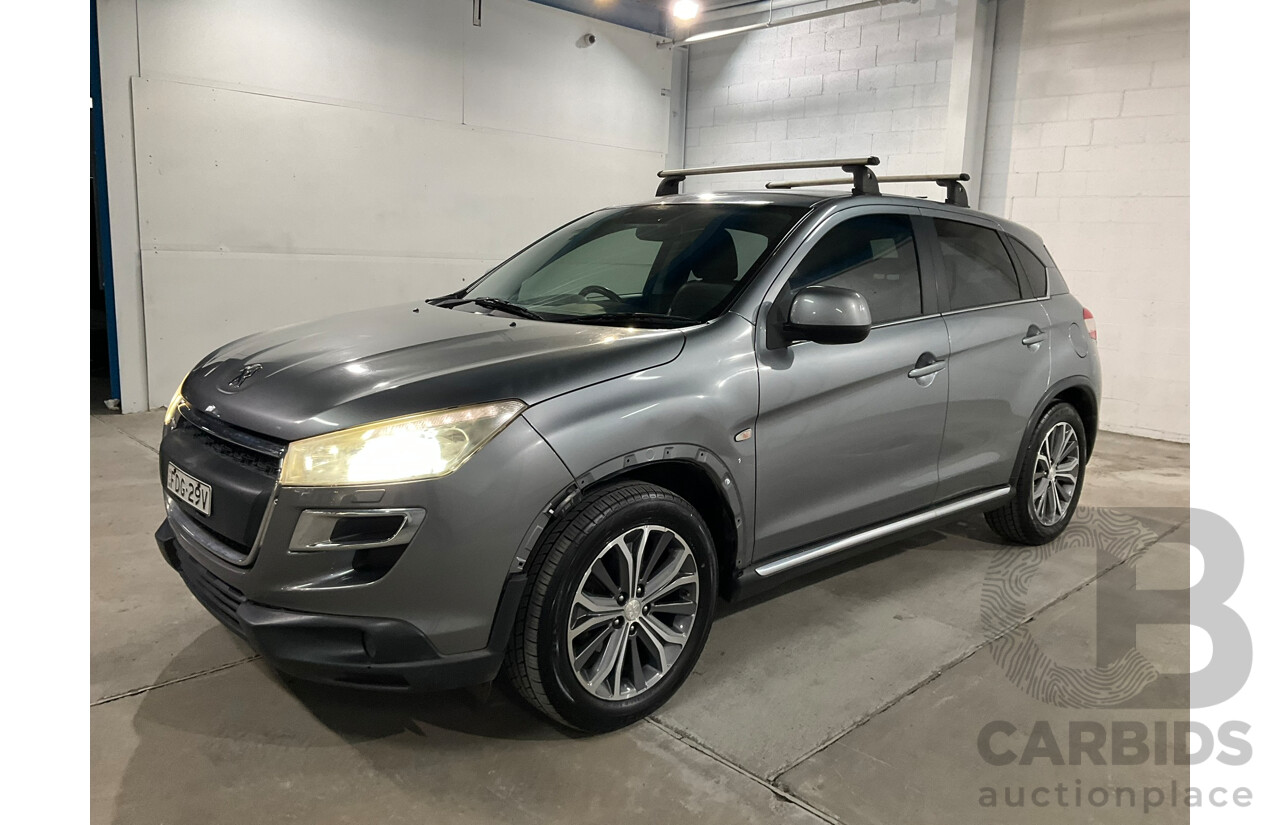 06/2012 Peugeot 4008 Allure (4x4) 4d Wagon Grey 2.0L