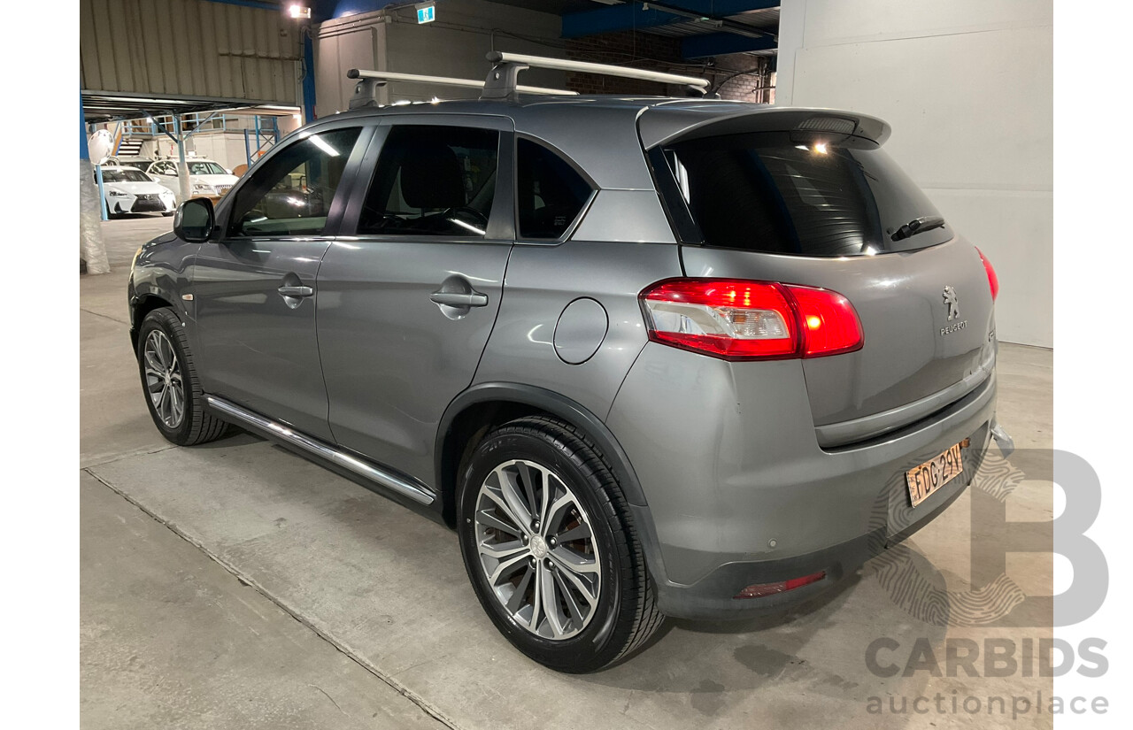 06/2012 Peugeot 4008 Allure (4x4) 4d Wagon Grey 2.0L