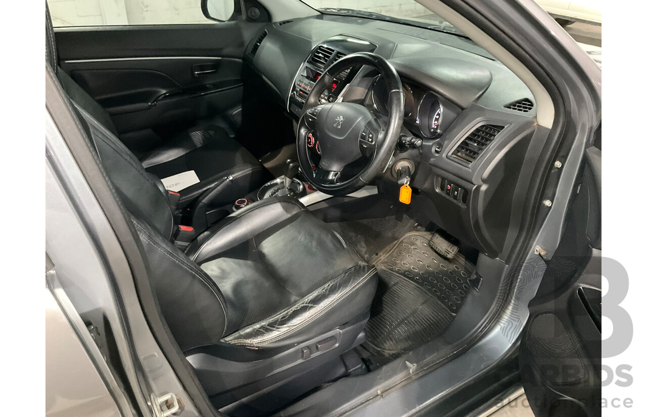 06/2012 Peugeot 4008 Allure (4x4) 4d Wagon Grey 2.0L