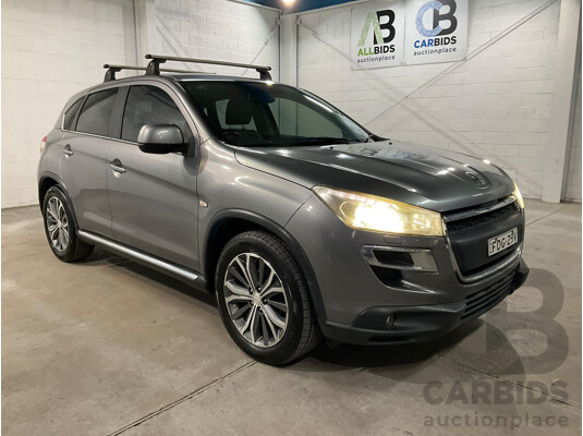 06/2012 Peugeot 4008 Allure (4x4) 4d Wagon Grey 2.0L