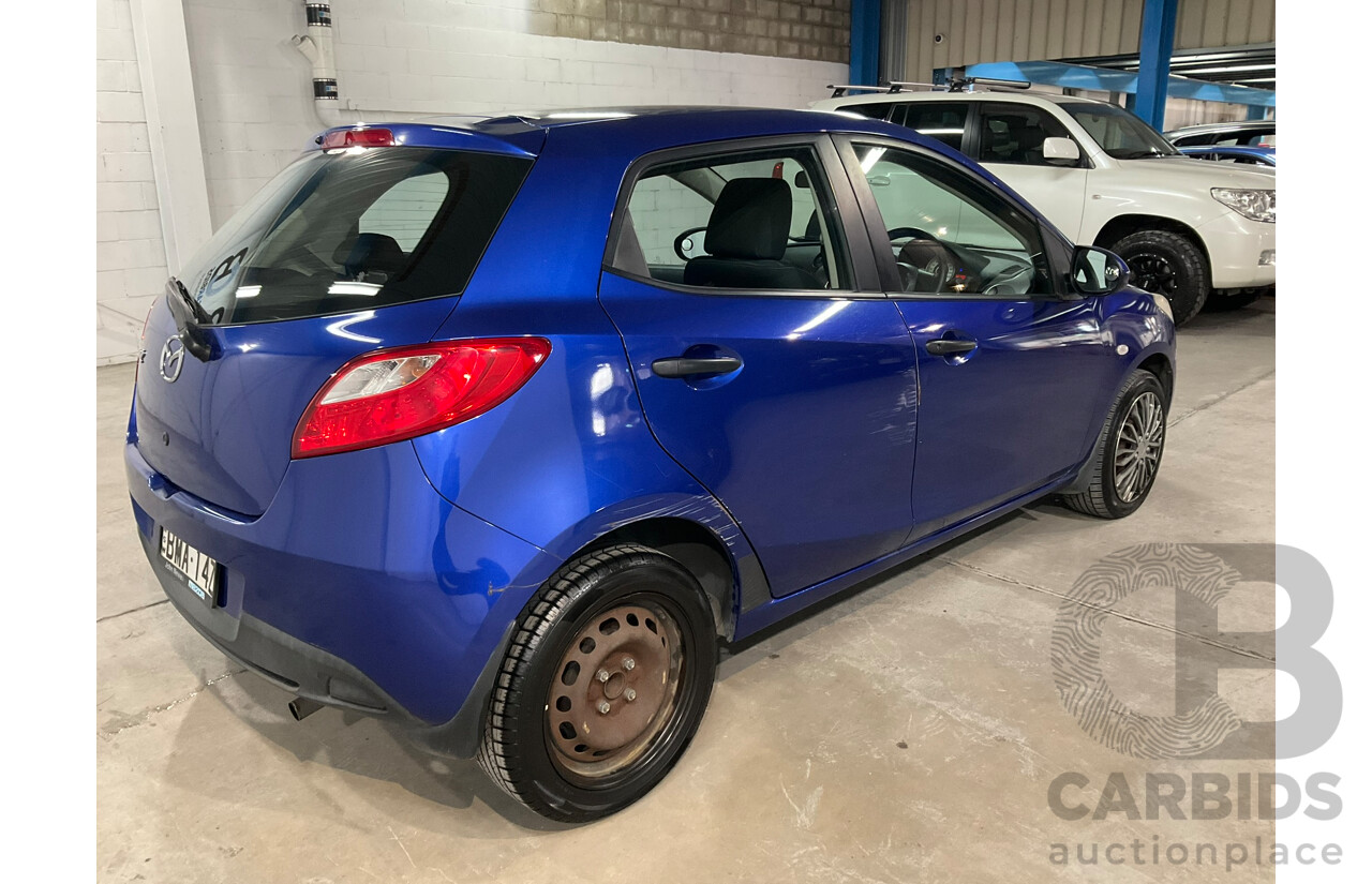 11/2009 Mazda Mazda2 NEO DE 5D Hatchback Blue 1.5L
