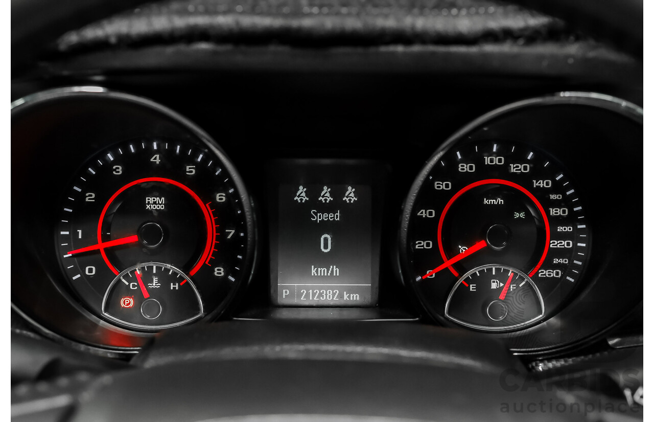 05/2014 Holden Commodore SV6 Storm (RWD) VF 4d Sedan Blue V6 3.6L