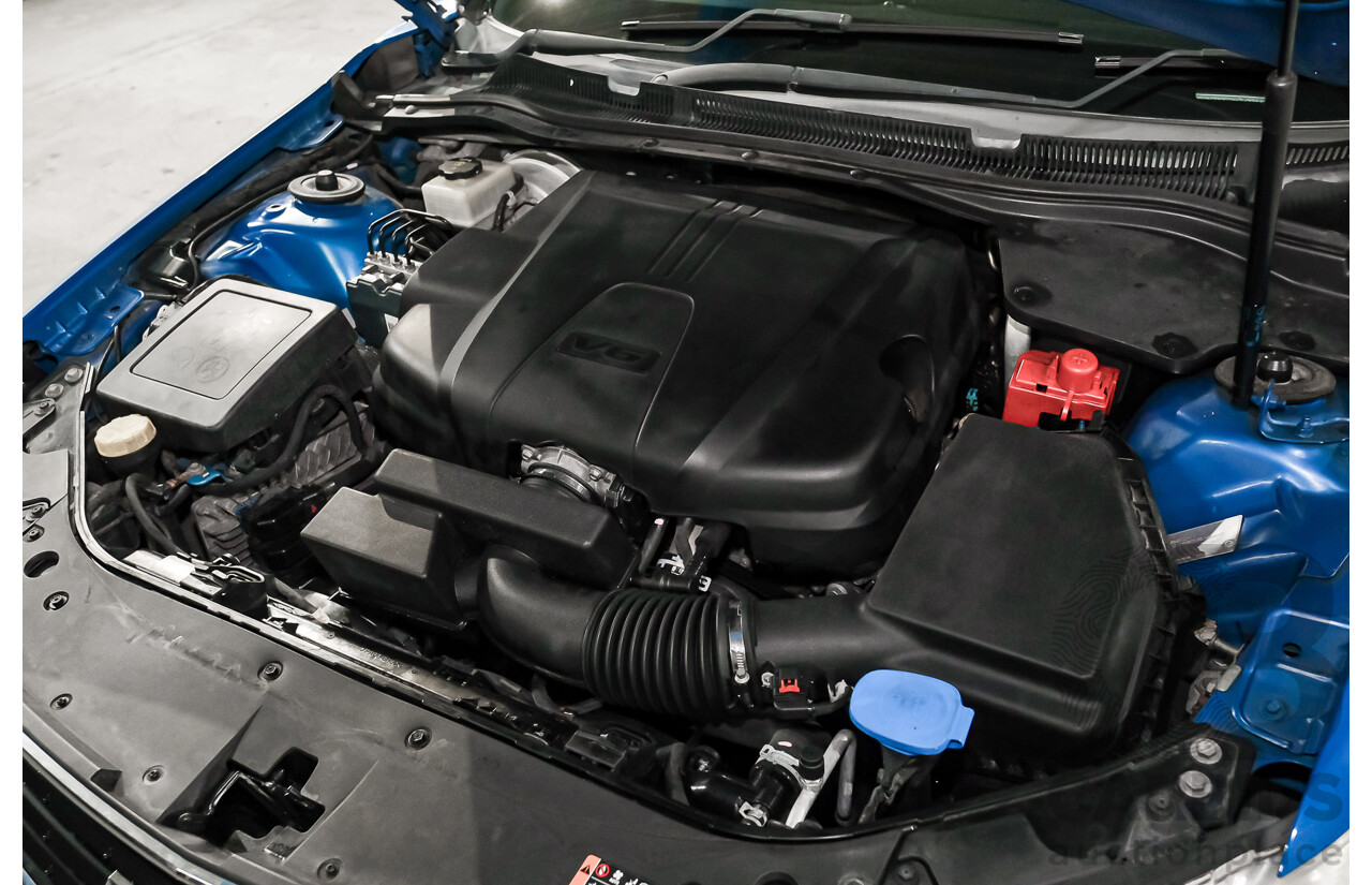 05/2014 Holden Commodore SV6 Storm (RWD) VF 4d Sedan Blue V6 3.6L