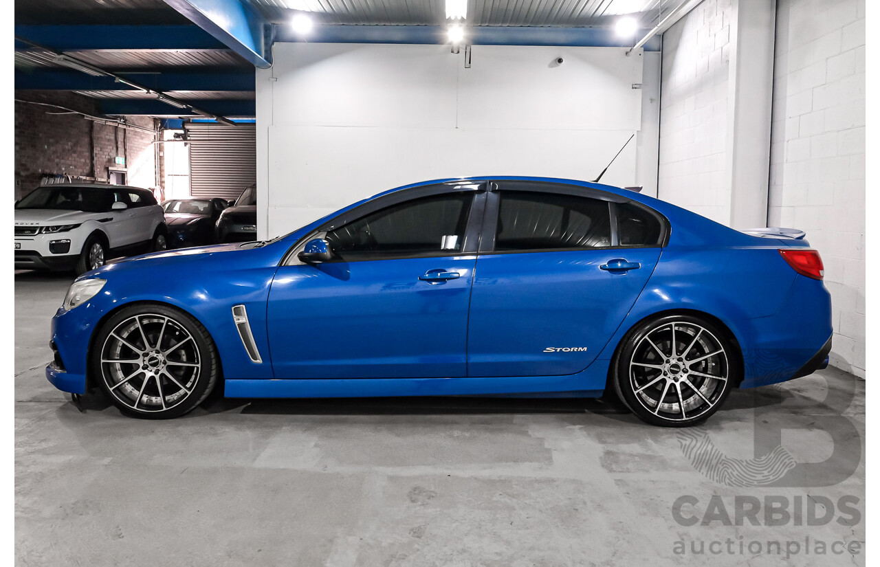 05/2014 Holden Commodore SV6 Storm (RWD) VF 4d Sedan Blue V6 3.6L